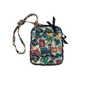 Vera Bradley Mini Hipster Crossbody Cuban Stamps Bag